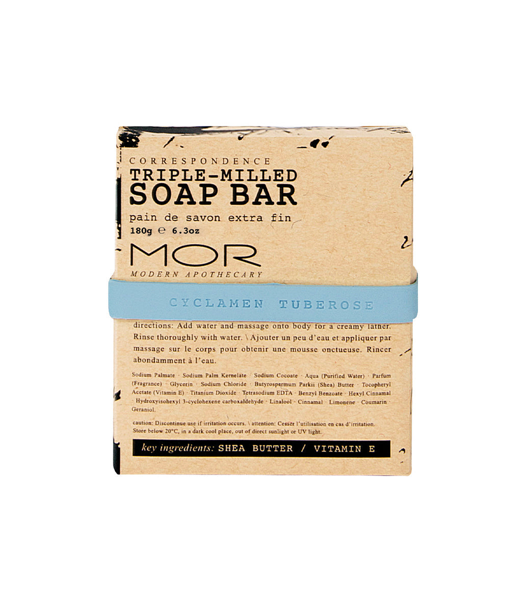 Cyclamen Tuberose  Triple-Milled Soap Bar